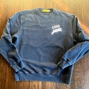 Ciao Ciao Navy Blue Men's Crewneck- Small